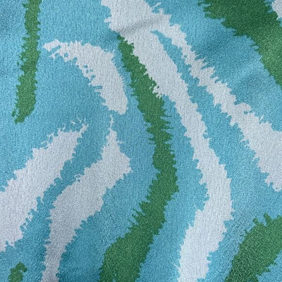 DVF Long Satin Disco 🪩 Zebra 🦓 Green Tie Robe 👘 Gorgeous! - Picture 7 of 17
